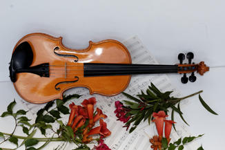 Violin Love Suite Love Song sheet music and Trumpet Flowers Vol. 6